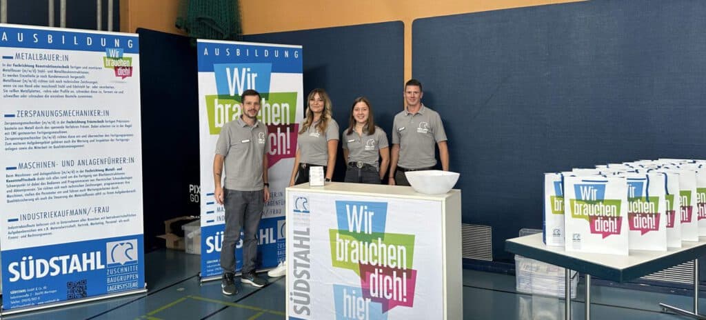 Berufsmesse der Mittelschule in Rain am Lech 2023 SÜDSTAHL